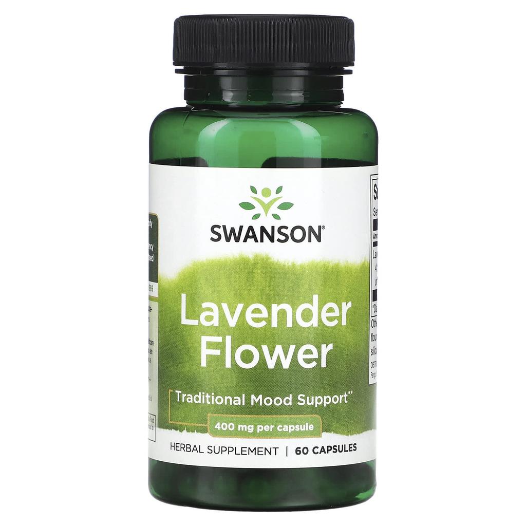 Lavender Flower, 400Mg, 60 Capsules