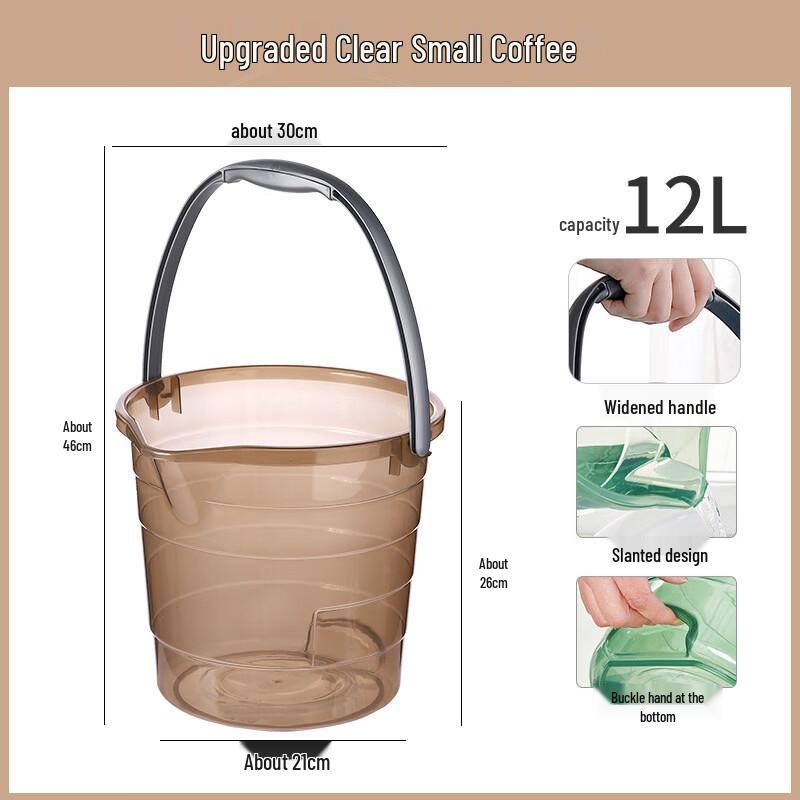 Yicang Home Portable Small Plastic Water Bucket