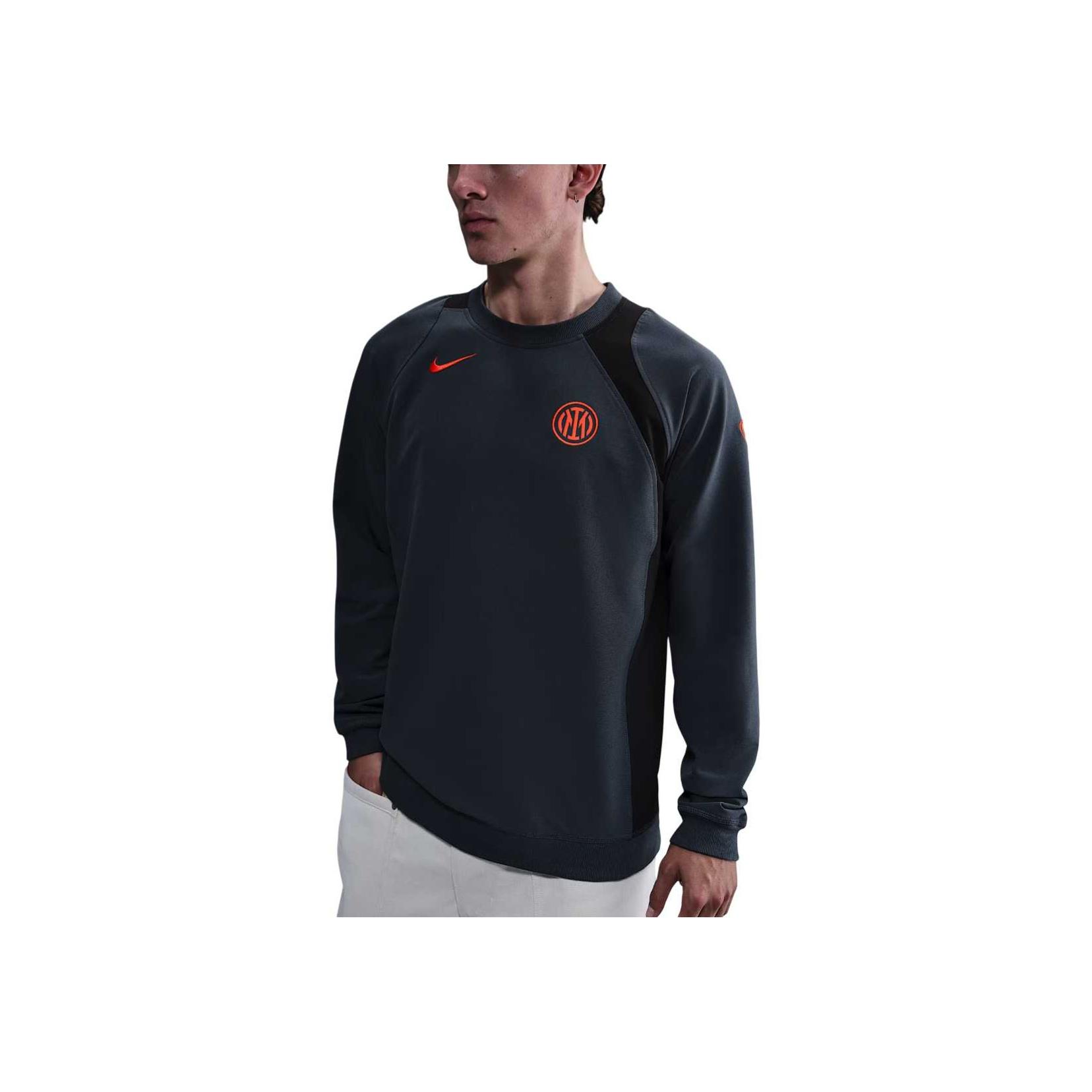 Nike Всего 90 FW25 Третья футболка Интер Милан с круглым вырезом, однотонная, удобная, футбольная, мужская, топы HQ9779-437 L