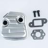Exhaust Muffler Assembly Compatible with Multiple Chainsaw Models Including OEM 1139 140 Complete with Necessary Fasteners