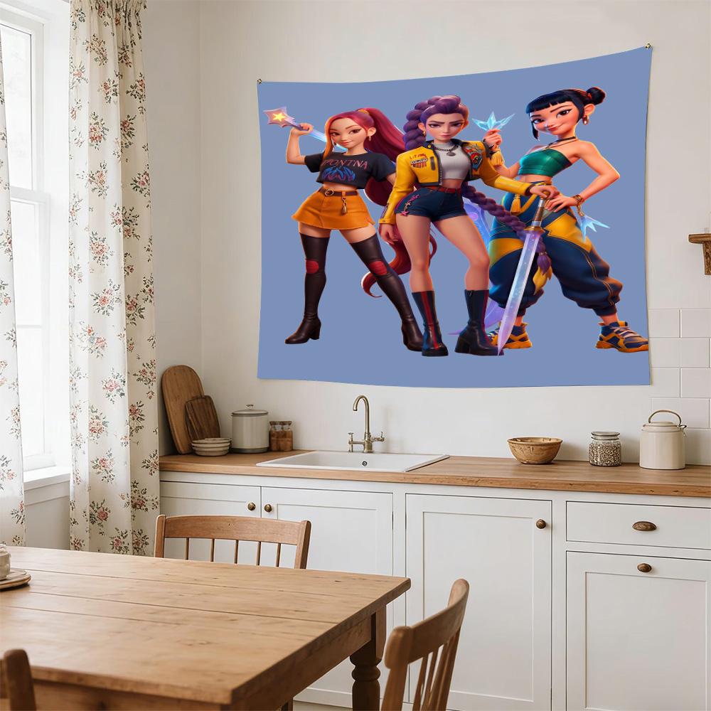Huntrx Team Adventure Large Size Wall Tapestry, Room Aesthetic Decor for Living Room Party Background,Perfect Gift