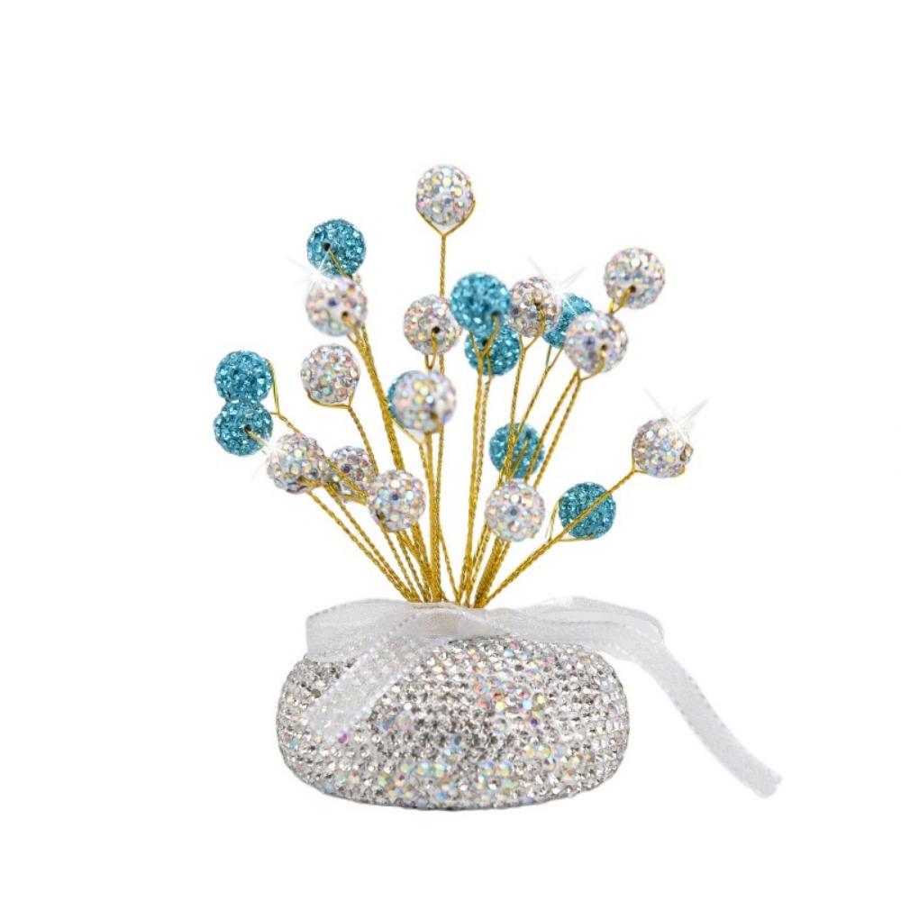 

с лентой стразами украшения для салона автомобиля дизайн с блестками автомобильный освежитель воздуха центральная консоль Blue White