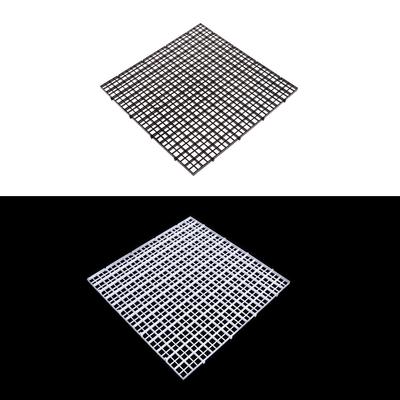 Vassoio Divisorio per Acquario Piastra di Isolamento in Plastica Pannello a Griglia Pesce per Divisori per Vasca per Allevamento Misto 11.8" x11.8" Fondo Fil