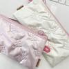 Fashion PU Leather Pen Bag Large Capacity Cute Quilted Bowknot Pen Pouch Stationery Storage Organizer for Girls Gift