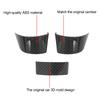 1/2/3 stk Dekorasjonsdeksel Klistremerke for Ratt til Bil For Volkswagen VW Golf 5 MK5 Passat B6 Jetta Tiguan 2007-2011 Tilbehør