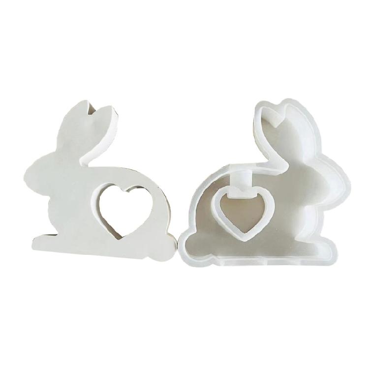 Rabbits Bear Epoxy Resin Molds for Hydroponic Plant, Flower Holders, Plant Propagation Station, Silicone Vase Molds