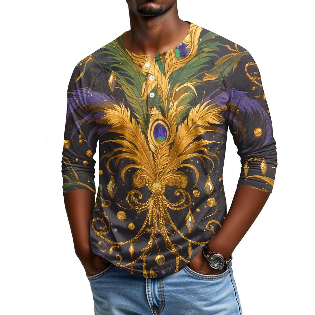 Pánské tričko s raglánovými rukávy a tříčtvrtečními rukávy