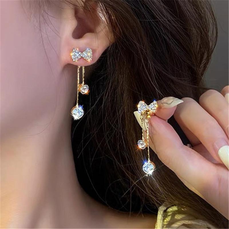 WUKALO 2024 New Elegant Gold Color Heart Pearl Stud Earrings Korean Fashion Jewelry For Woman Girls Accessories Wholesale