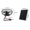Durable 5W Solar Powered Fan USB Output Portable Mini Solar Panel Ventilator Fan Office Use