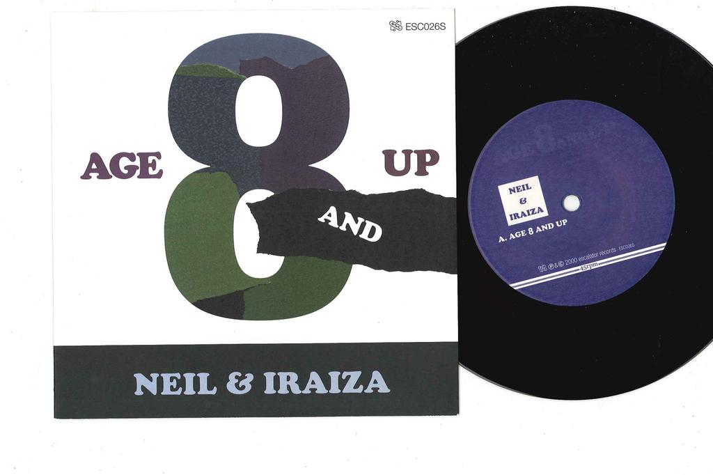 7inch Record NEIL & IRAIZA - Age 8 And Up / Thanks For B. B. ESC026S ESCALATOR 2000 Japan Rock Used