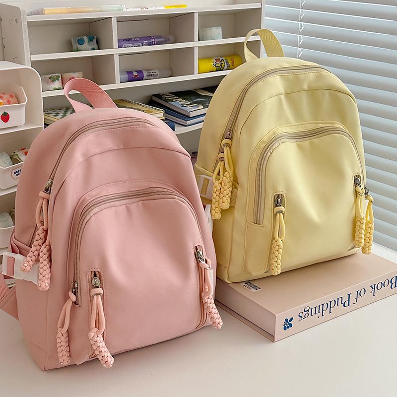 Children's Small Schoolbag for Girls College Students with High Looks and Cute Multi layer Kindergarten Small Backpack