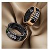 2026 Touch Display Smart Ring R11C with Charging Box-1ATM Waterproof Step Health Tracker 5.2 BLE Heart Rate Blood Oxygen Monitor
