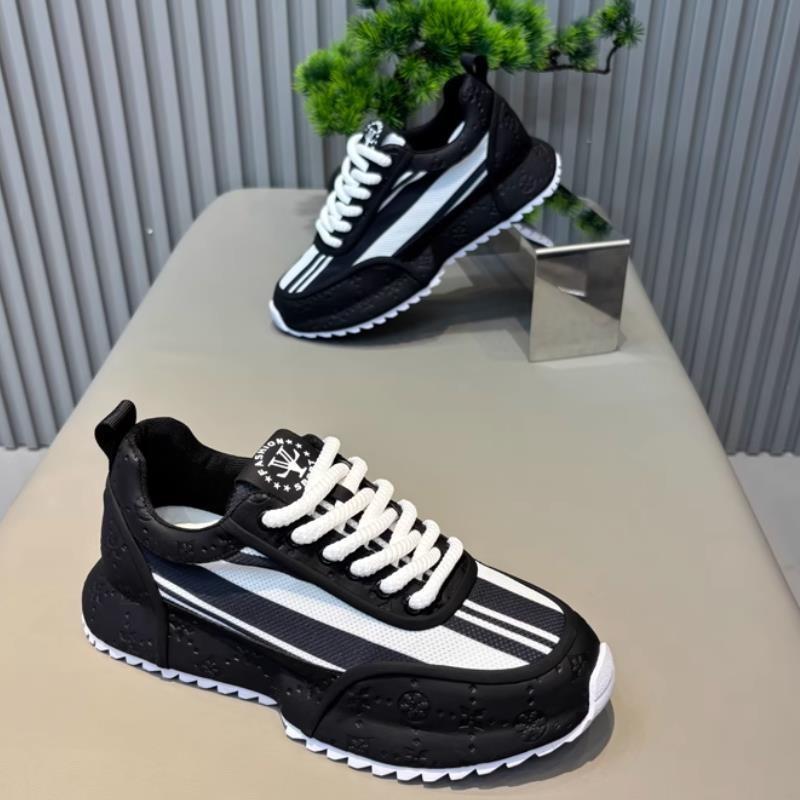 

Men s shoes new summer breathable mesh lightweight casual little white shoes heightening dad shoes 39