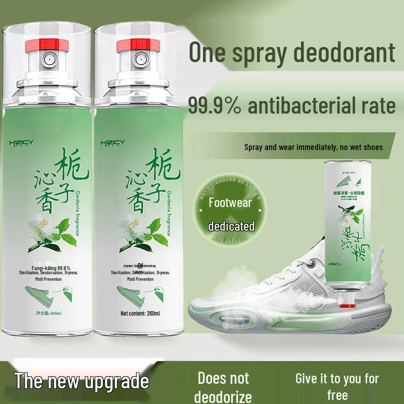 Shoe & Sock Deodorizing Antibacterial Spray for Odor Removal