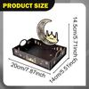 Ramadan Serving Tray Dish Gift Rectangular Dessert Party Islamic Decorative Table Centerpiece