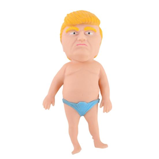 Former President Squishes Toy Removable Underpants Slow Rebound TPR Stress Relief Cartoon Figure Squeeze Sensory Fidget Toy Kids Adults Gift