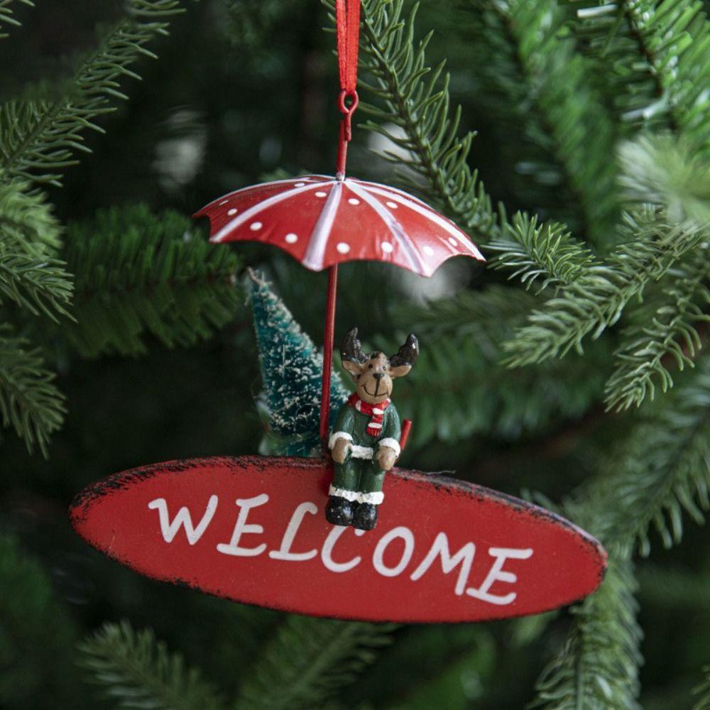 Hot Air Balloon Xmas Ornament Ball Creative Xmas Decor Christmas Hanging Decoration  New Year Party