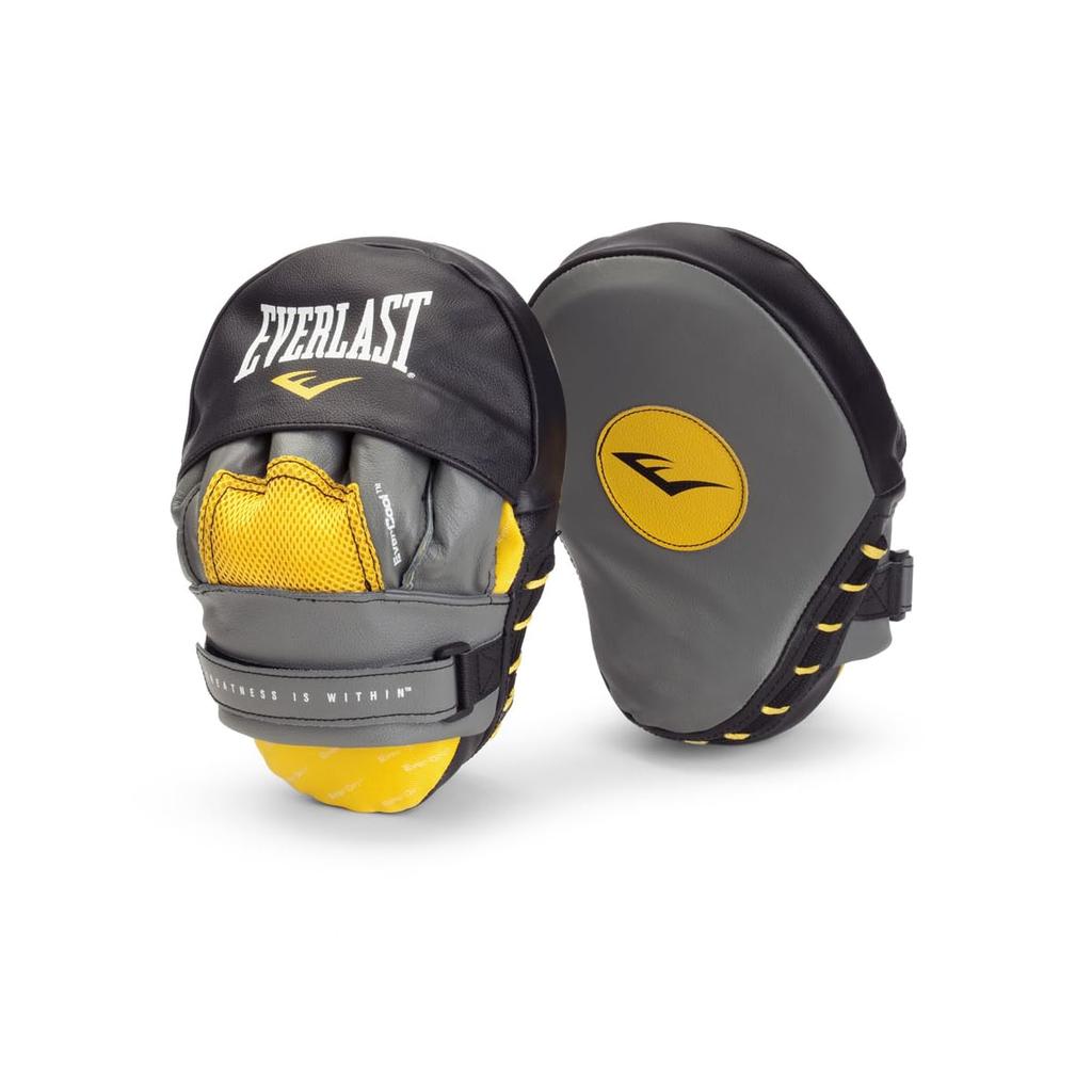 Everlast Curved Punch Mitts for Martial and Boxing Exercise Training, Arts, Kickboxing, Shooting,