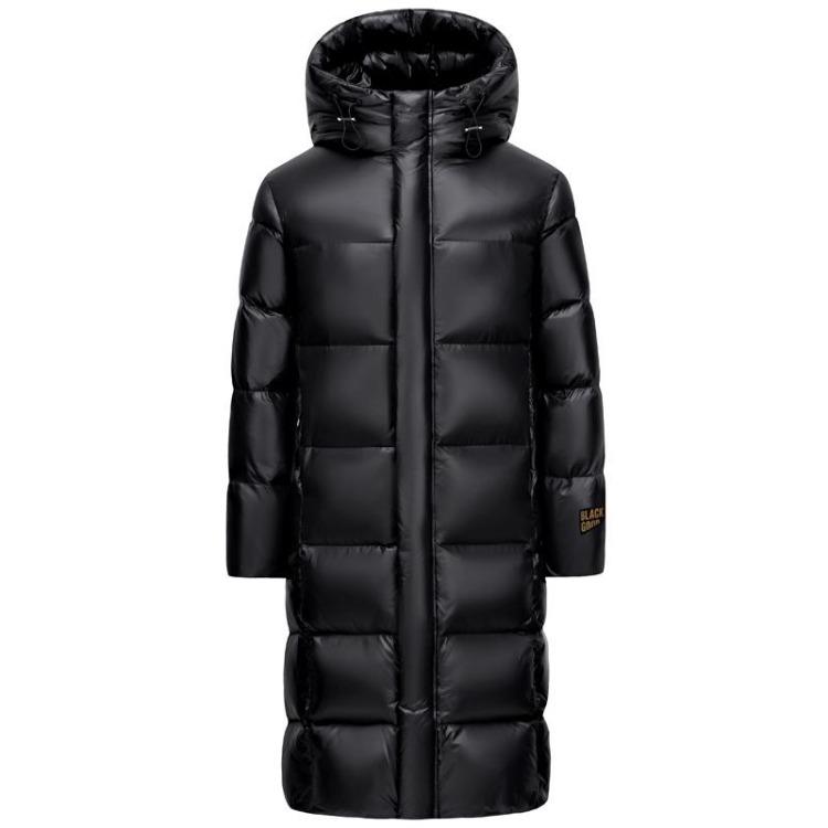 Hooded Thick Warm Overcoat Puffer Jacket for Unisex Men and Women Winter Down Coats High Quality M