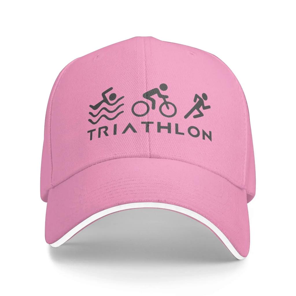 Triatlon Plavání Kolo Běh Triatlonista Merch Unisex WoUnisex Baseballové Čepice Kšiltovka Táty Módní Denní Pokrývka Hlavy Nastavitelná Snapback Čepice