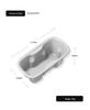 Xiaomi SU7 Silicone Non-slip Shock-absorbing Rear Cup Holder Base for 24 Cars