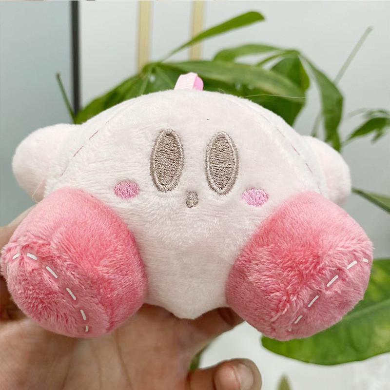 Charming Pink Kirby Plush Doll Keychain Soft Toy For Birthday And Collectibles