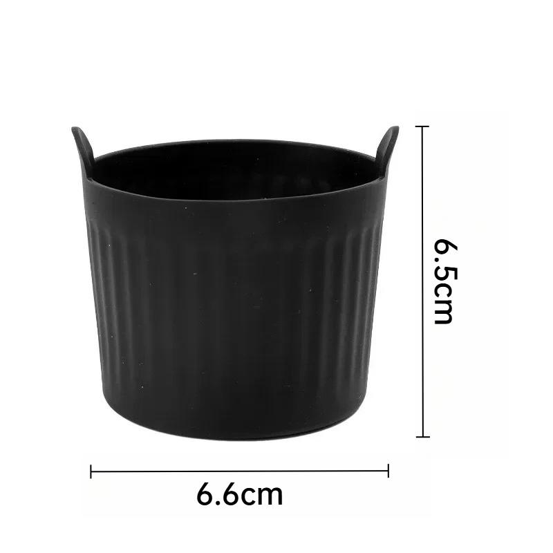 4/6Pcs Air Fryer Egg Poacher Cups Silicone Egg Cooker Mold Custard Tart Desserts Cake Baking Tools Muffin Cases Kitchen Supplies