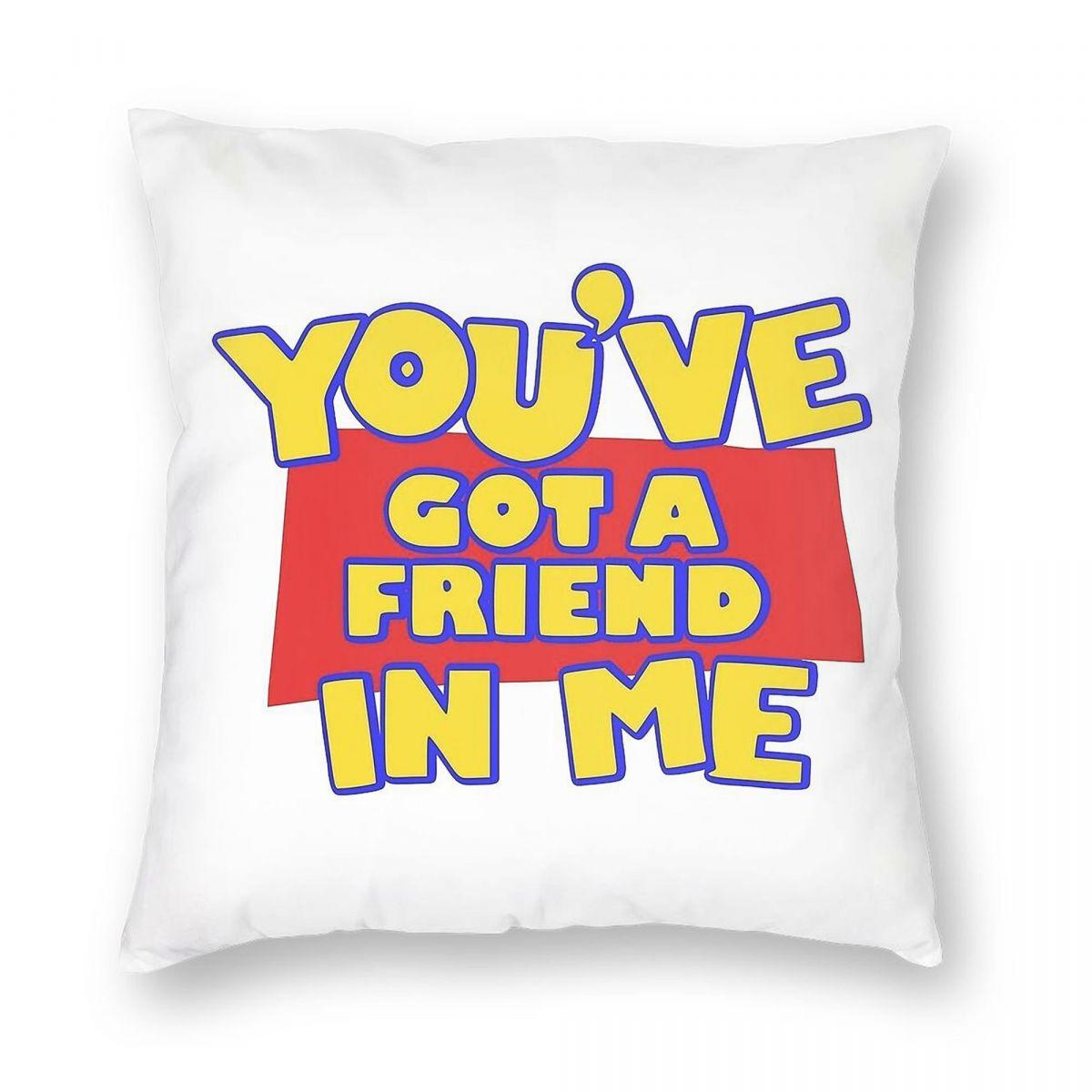 Stream Youve Got A Friend In Me Square Pillowcase Polyester Linen Velvet Printed Zip Decor Bed Cushion Cover x 30x30cm