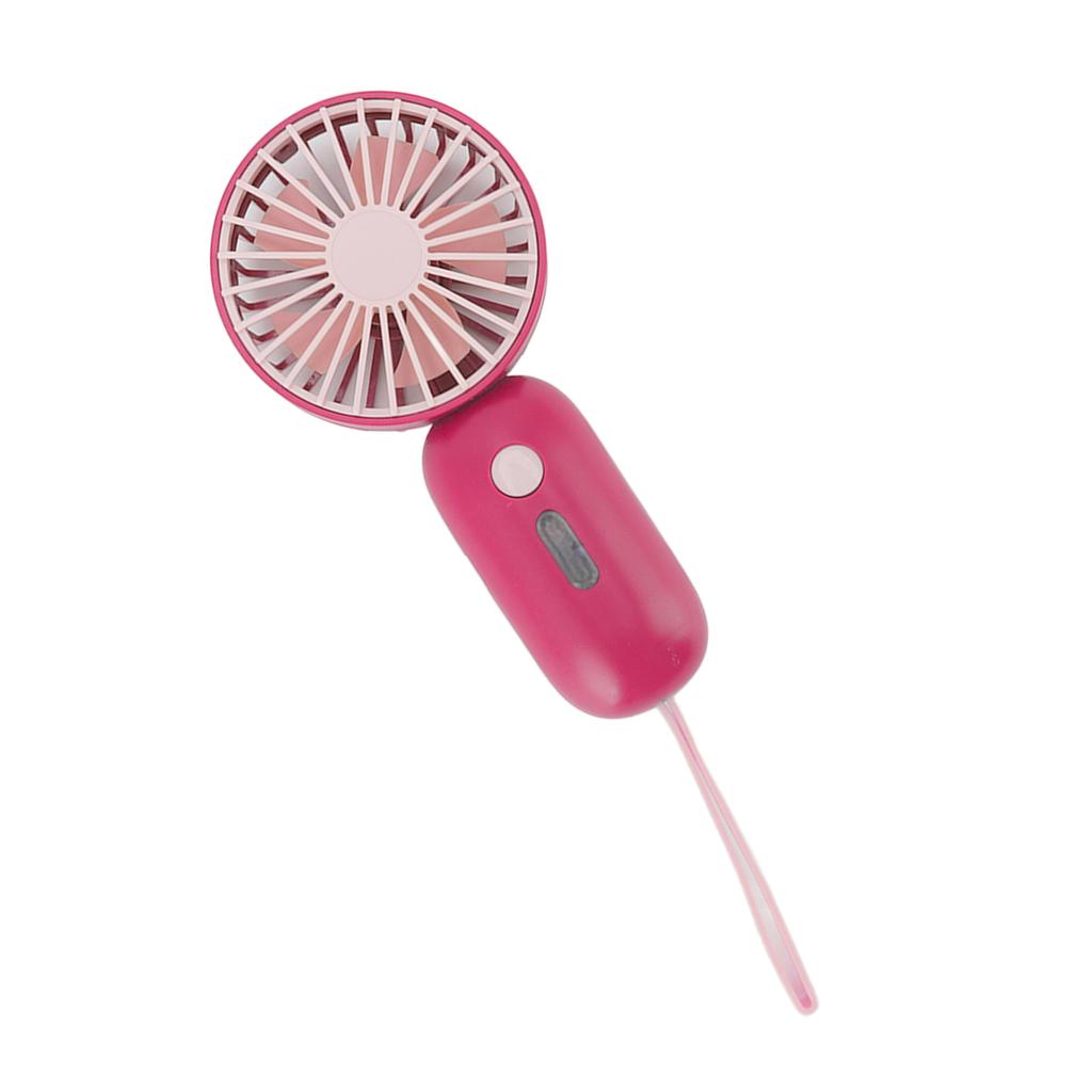 Handheld Fan 3 Speed Modes USB Charging Mute Mini Portable Easy Control Mini Portable Fan for Home