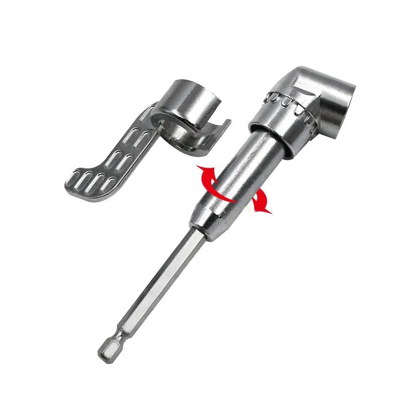 105 Degree Right Angle Drill Adapter Flexible Shaft Extension Bit for Screwdriver Hand Tools Magnetic Bit Socket Power for Drill