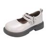 Girls Small Leather Shoes 2025 New Spring and Autumn Children's Princess Shoes Soft-soled Non-slip Single Shoes Mary Jane Butterfly Performance Shoes