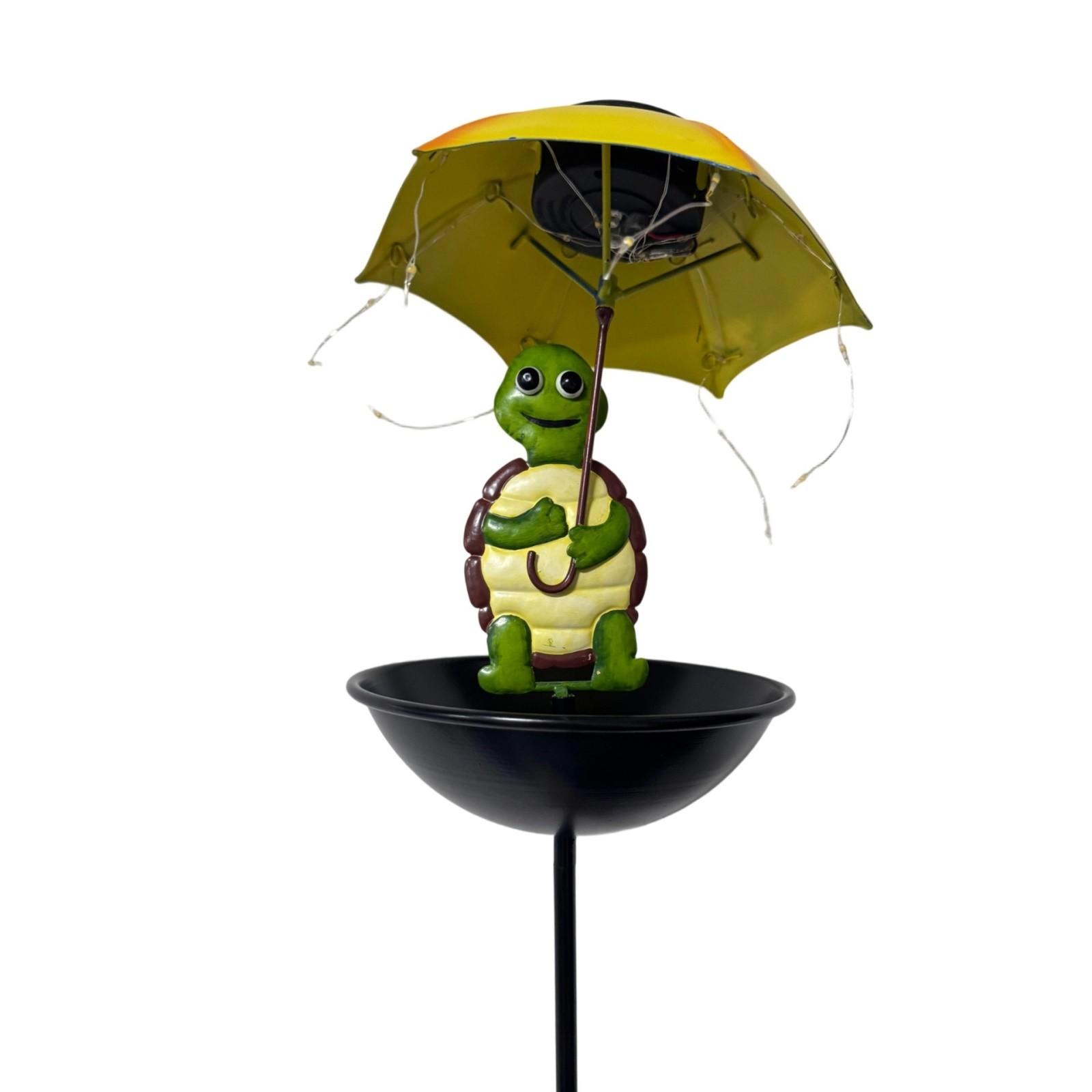 

Солнечная кормушка для птиц, садовый декор, уличные солнечные фонари, фигурные фонари с зонтиком, декоративные фонари для дорожек, кормушка для колибри, садовое украшение One Size