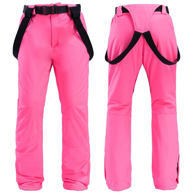 Winter Ski Bib Pants: Windproof, Waterproof, Breathable, and Insulated for Men and Women