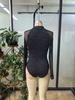 2025 European & American Shiny Patchwork Mesh Bodysuit T-shirt
