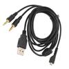 2m 3.5mm Audio Jack Cord with Lighting Gaming Headset Cable for SteelSeries Arctis Daily Use