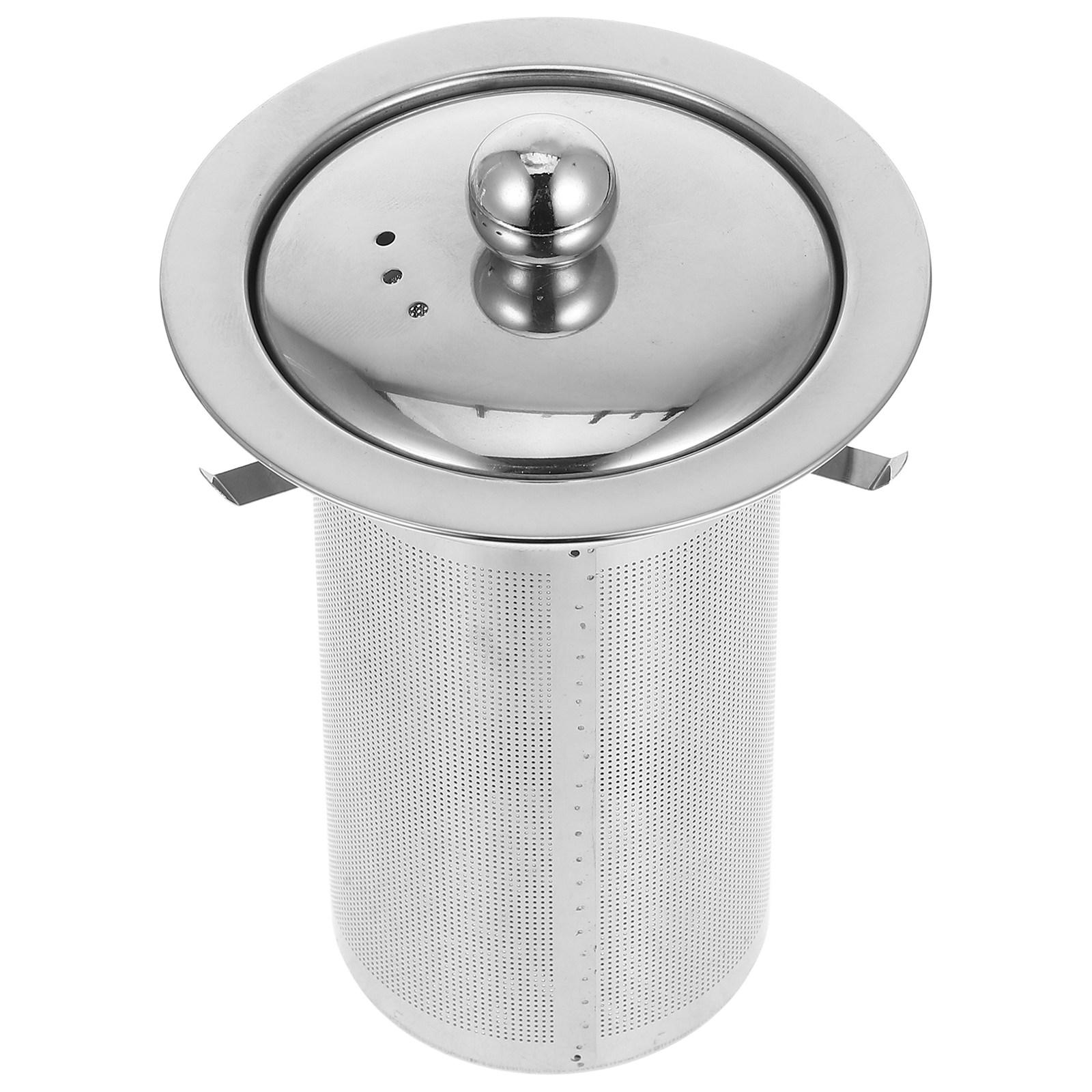 

Premium Stainless Steel Tea Infuser with Fine Mesh Filter Reusable Strainer for Clear Infusion Anytime Anywhere 7.2X6.2X6.2CM