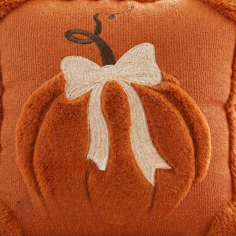 2026 New Plush Pumpkin Pillow Cover Holiday Decoration Pillowcase Halloween Pillow Cover Zipper Pillowcase Thanksgiving Sofa Decoration Cushion Cover