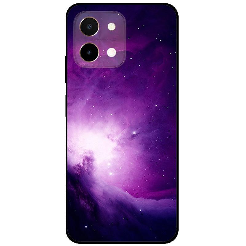 For Vivo Y28 4G Case 6.68'' Black TPU Silicon Cartoon Protection Cover for VivoY28 Y 28 4G Shockproof Capa Wolf Animals Soft Bag