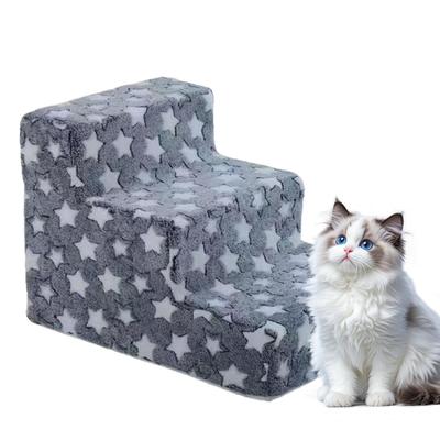 Chien Échelle Animaux Étoile Forme Escaliers Chiot À Côté Du Canapé Lit Rampe Pour Chiens Protégeant Les Articulations Des Animaux Escaliers Pour Chiens Âgés