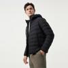 Tanbor Men's Lightweight Hooded Short Down Jacket