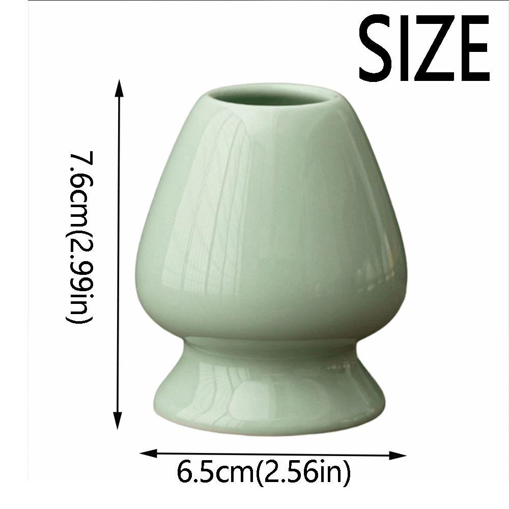 Durable Ceramic Chasen Holder Retro Ceramic Holder Practical Matcha Whisk Stand  Kitchen Use