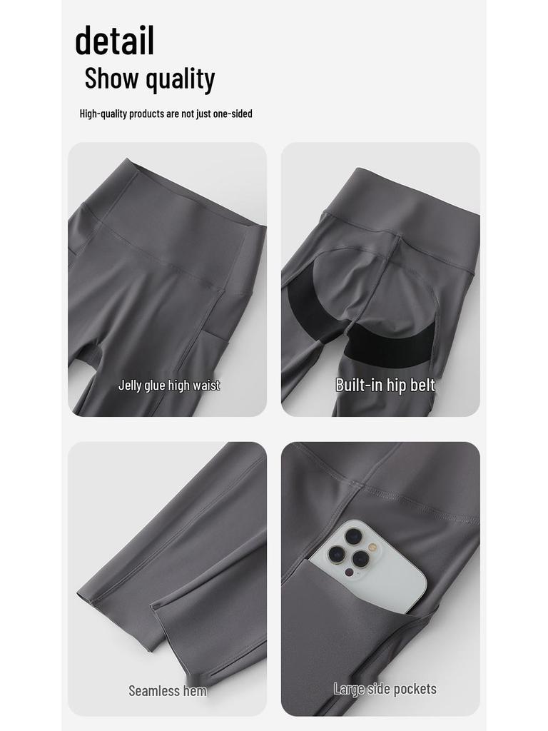 Women's High Waist Quick-Dry Compression Shorts with Tummy Control and Hip Lift for Yoga and Cycling