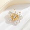 Delicate Butterfly Shape Brooch Pin With Intricate Texture Stylish Outfit Embellishment for Casual or Formal Wear