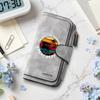 Tropical Beach Summer Printed Wallet Large Capacity Multi Slot Fashion Casual Daily Purse