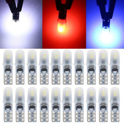 5/10 STÜCKE T5 LED Autolampe W3W W1.2W Blinker Armaturenbrett Instrument Keillampe Auto Signalleuchte 12V Dropshipping unterstützt