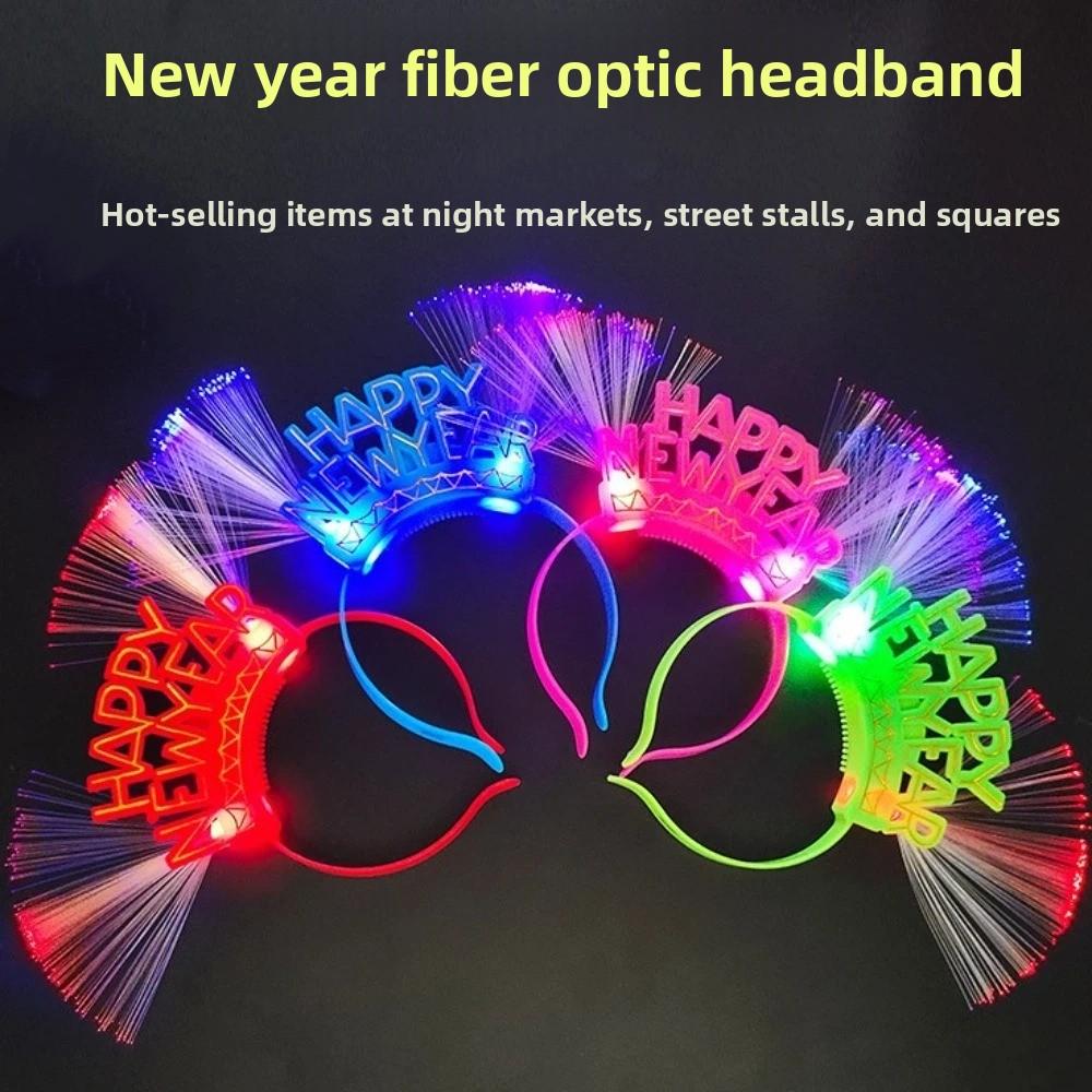 LED Glow LED Glow Hair Bands Photographic Headwear New Year Headdress  Decorations