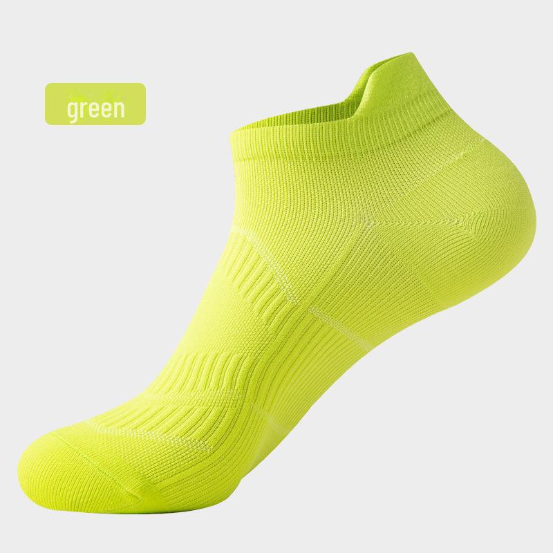 Unisex Non-Slip Sweat-Absorbing Boat and Running Socks for All Seasons – Short Marathon, Night Run, and Sports Performance