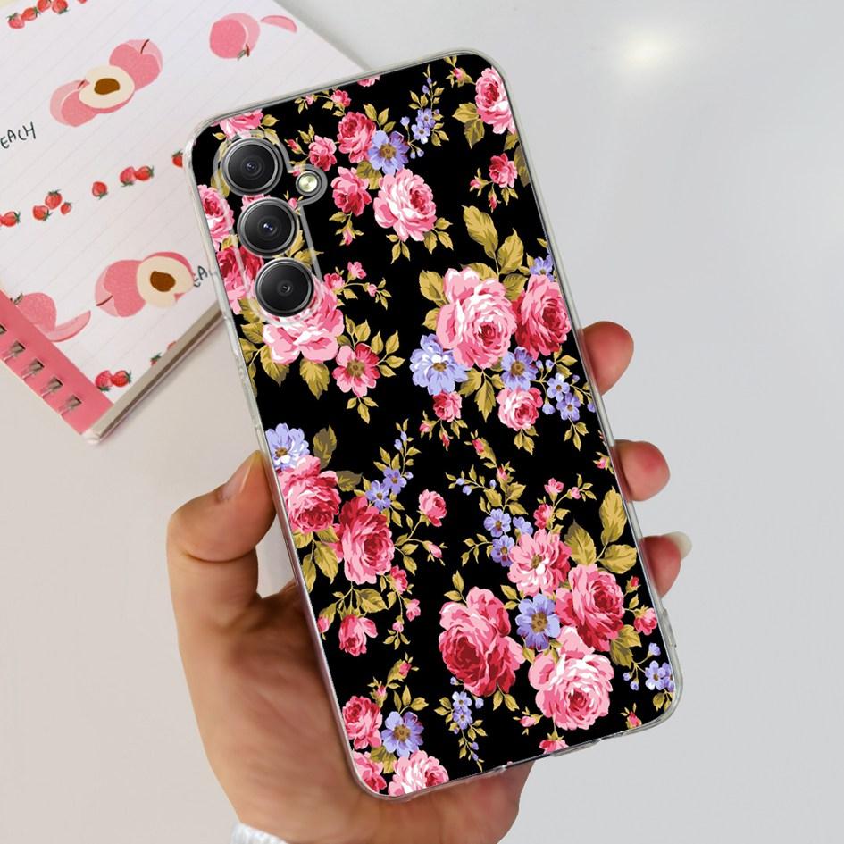 For Samsung Galaxy A25 5G Case Silicone Soft TPU Bumper Cute Cartoon Cat Butterfly Phone Cover For Samsung A25 5G 2023 A 25 Capa
