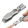 Cortauñas alemanas, Cortauñas alemanas de acero inoxidable ultra afiladas nuevas de 2025 para hombres, Juego de cortauñas alemanas con lima de uñas