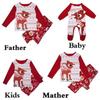 Luxurious Christmas Family Matching Clothes With Adorable Fox Design And Unisex Pajamas Set